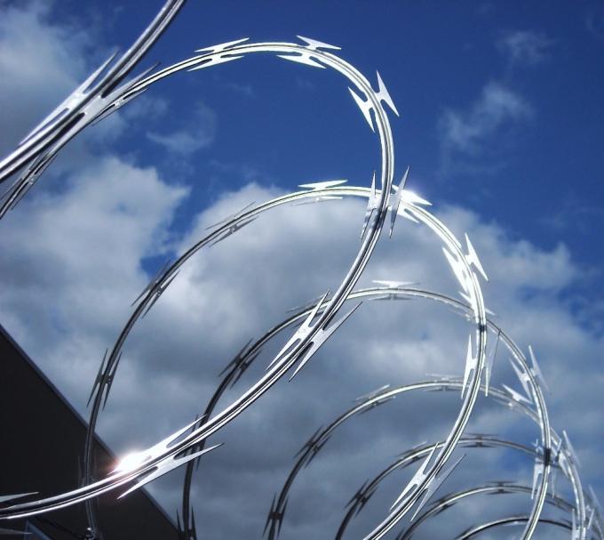 Elektrogalvanized1.5mmx1.5mm Diamond Welded Razor Wire Mesh 4