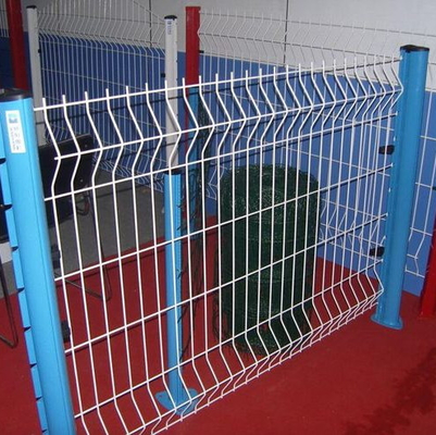 4mm 4.5mm 5mm  hot dipped galvanized green color 3d Welded Mesh Fencing