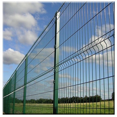 Hot dipped Galvanized Pvc Coated Curvy 3d 4.5mm Welded Wire Mesh Fencing