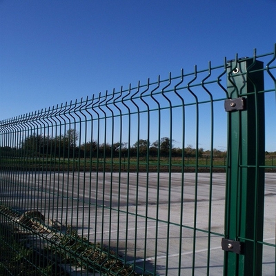 Hot dipped Galvanized Pvc Coated Curvy 3d 4.5mm Welded Wire Mesh Fencing