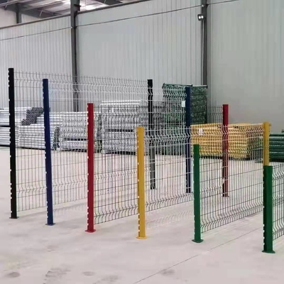 Wire diameter 4mm mesh 50*100mm 3D curvy welded fence garden wire netting fence