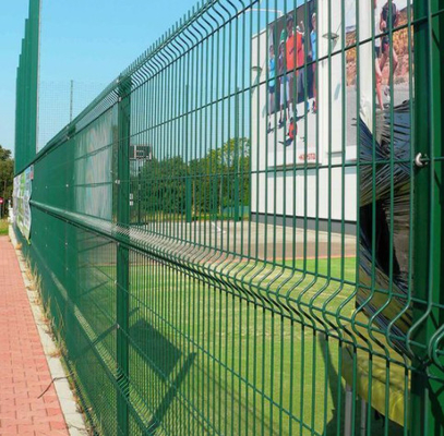 Wire diameter 4mm mesh 50*100mm 3D curvy welded fence garden wire netting fence