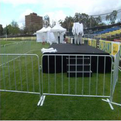 1.2m*2.8mhot dipped galvanized Road Fence Crowd Control Barriers