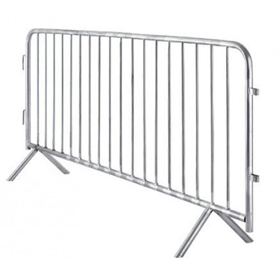 Temporary Perimeter Fencing\Blue Portable Crowd Control Barriers Fence With Flat Feet