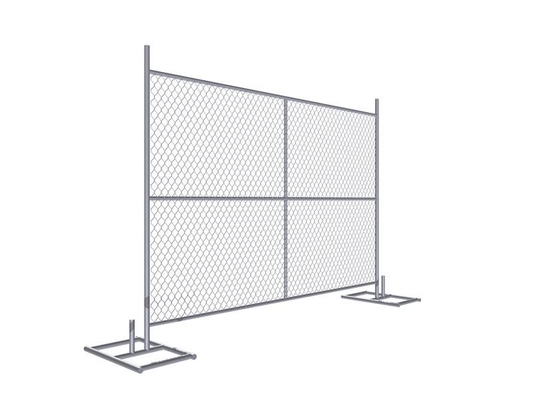 Dia 3.0-5.0mm Portable Galvanized Temporary Fence Panels Electric Galvanized