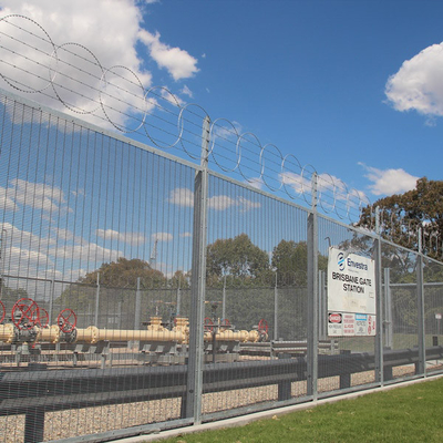 hot dipped  galvanized Powder Coated High Security Anti Climb Mesh 358 Fence