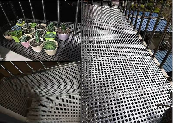 Dia 8mm Expanded Metal Mesh Perforated Metal Sheet 1000*2000mm