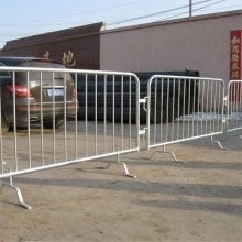 Galvanized crowd control barrier stainless steel fence panel temporary Tubular fencing