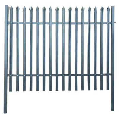 6ft excellent quality powder coating galvanized steel residential security wrought iron w palisade fence