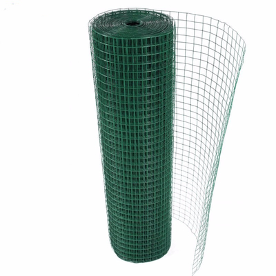 Low price 6 gauge welded wire mesh fence 4x4 green pvc coated welded wire mesh