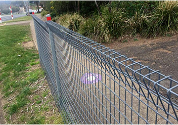 Galvanized Roll-Top Welded Wire Mesh Metal Security Fence  BRC welded mesh fencing panels