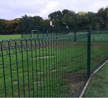 Roll Top Panels 6mm Welded Mesh Fencing , Sport Galvanized Brc Fencing Metal