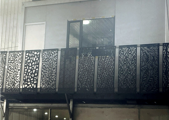 Indoor laser cut privacy screens room dividers Laser cut metal panels Decorative fence panels Laser cut steel screens
