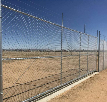 Factory supply diamond wire game fence galvanized 8 foot chain link fence for sale
