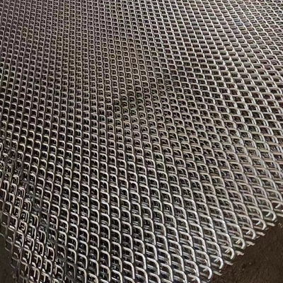 Sheet High Quality Industrial Expanded Metal Stainless Steel WIRE Expanded Mesh Protecting Mesh Woven Silver Plain Weave