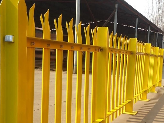 Wholesale Easily Assembled Europe 2.4m palisade fencing / metal palisade fence