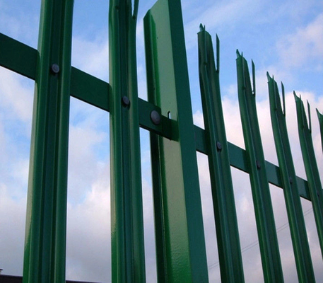 Wholesale Easily Assembled Europe 2.4m palisade fencing / metal palisade fence