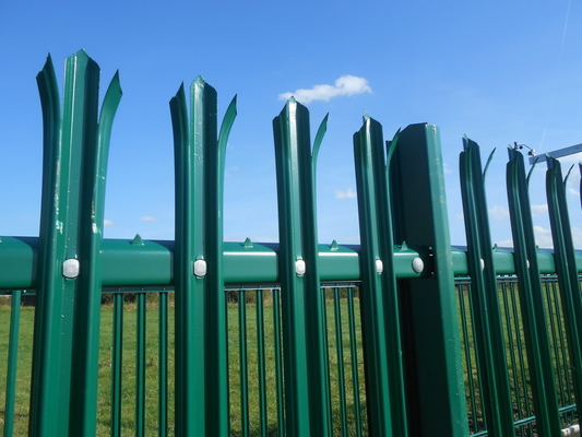 Wholesale Easily Assembled Europe 2.4m palisade fencing / metal palisade fence