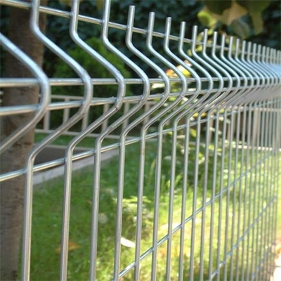 Square Hole 50x100mm 3d Curved Wire Mesh Fence 3.0mm