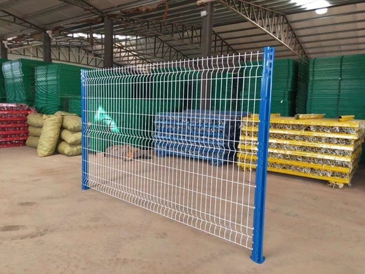 Pvc Coated Galvanized 3d Welded Wire Mesh Fence Curved