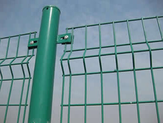 Pvc Coated Galvanized 3d Welded Wire Mesh Fence Curved
