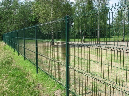 Factory Supply 3D PVC Coated Curved Galvanized Welded Wire Mesh Privacy Garden Bending Fence Panel For Sale