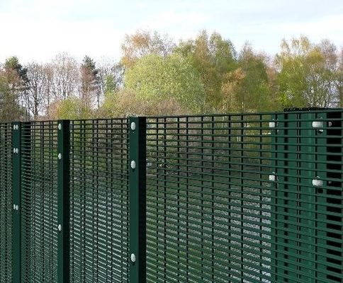 358 Powder coated and galvanized High security prison mesh fencing anti climb fence panel