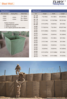 Hot Sale China Factory Price Heavily Galvanized Hesco Barrier/ Hesco Bastion Hesco Barrier Wall