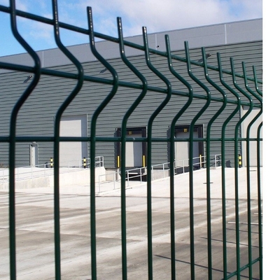 Hot dipped Galvanized Pvc Coated Curvy 3d 4.5mm Welded Wire Mesh Fencing