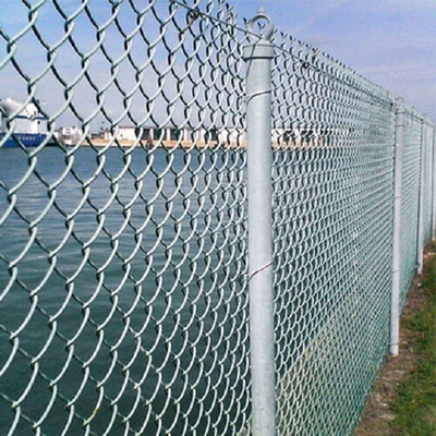 75mm chain link mesh fencing, hot dipped chain link mesh fencing