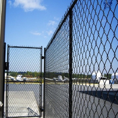 factory price plastic  hot dipped coated 6x12 chain link fence panels for playground