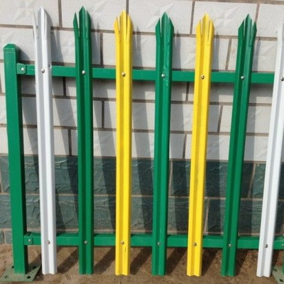 New design cheap price D type w type  palisade fence for garden and industry