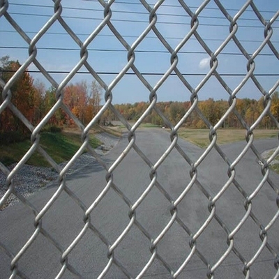 China manufacture PVC coated chain link fence for sports ground