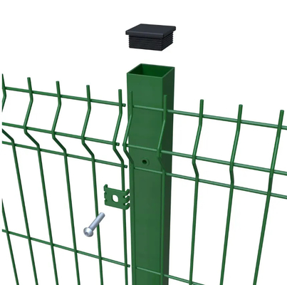 Galvanized Steel 3D Curved Security Welded Fence Panels 50x200mm 50x150mm