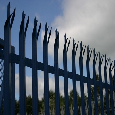 Cheap Low Price Second Hand Galvanized Security Steel Residential Security Palisade Fence Price
