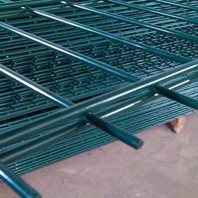 200X50mm Welded Mesh Fencing 6/5/6 8/6/8 Double Wire Mesh Fence  processing pvc