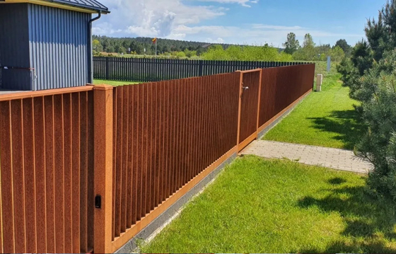 Laser Cut Metal Fence Privacy Panels For Outdoor Garden Fencing