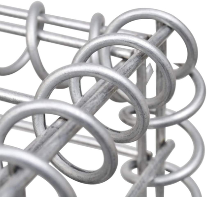 High Strength Mil19 Defensive Barrier Galvanized Wire Mesh Gabion