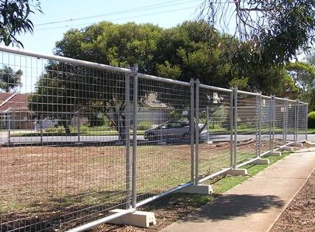Chain Link Panel 50x50mm Temporary Metal Fence Movable Sustainable