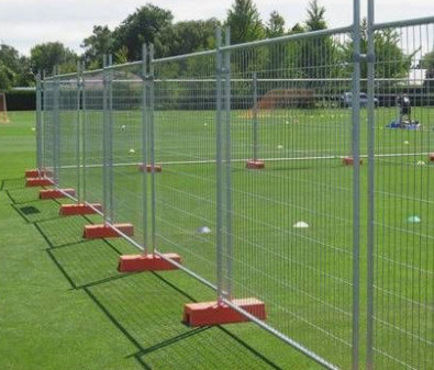 Chain Link Panel 50x50mm Temporary Metal Fence Movable Sustainable