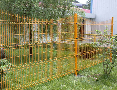 50x150mm Square Post 3d Welded Wire Fence Powder Coated