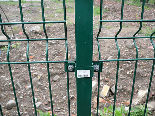 Square Hole 50x100mm 3d Curved Wire Mesh Fence 3.0mm