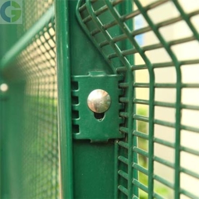 Welded Wire Mesh Anti Climb 358 High Security Fence For Prison
