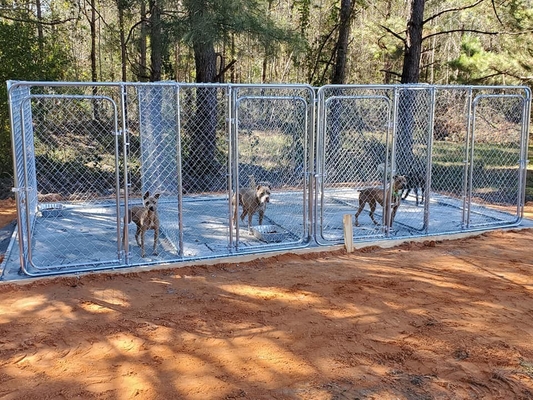 OEM Large Chain Link Dog Run Kennel Cheap Fence Panel Animal Pet House For Sale